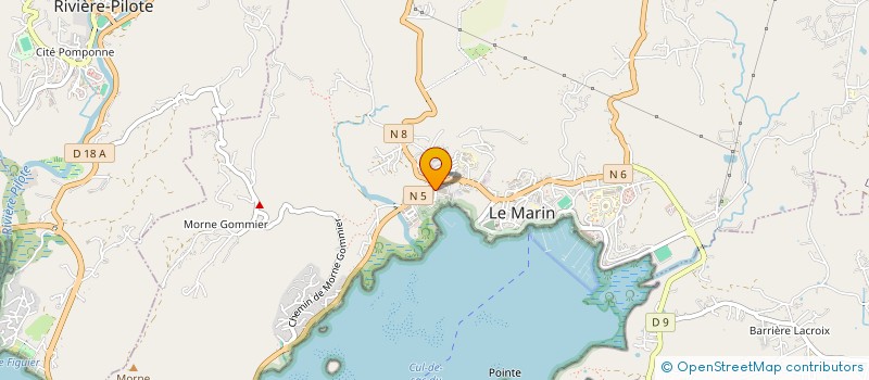 localisation de l'entreprise CENTRE D'ORTHOPEDIE ET D'APPAREILLAGE DU PIED  LE LAMENTIN
