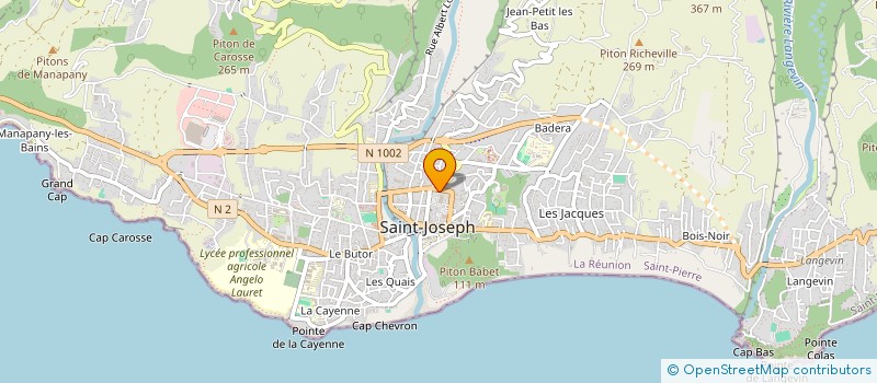 localisation de l'entreprise CENTRE D'ORTHOPHONIE à SAINT-JOSEPH