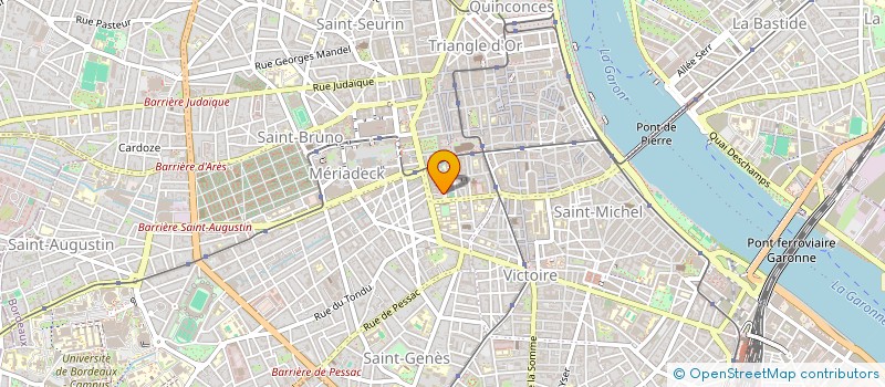 localisation de l'entreprise CENTRE D UROLOGIE BEL AIR  BORDEAUX