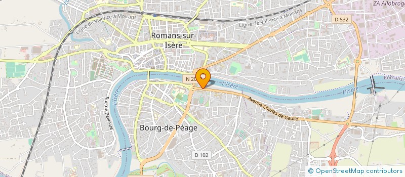 localisation de l'entreprise CENTRE D'UROLOGIE DE LA DROME à BOURG-DE-PEAGE