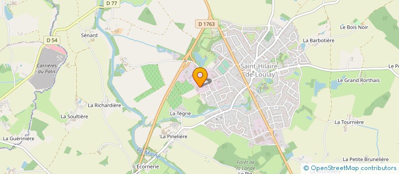 localisation de l'entreprise CENTRE D'USINAGE BOIS EXPERT à MONTAIGU-VENDEE