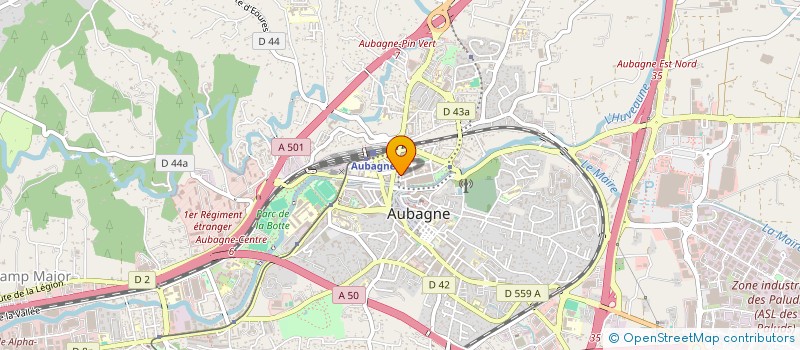 localisation de l'entreprise CENTRE DE BALNEOTHERAPIE  AUBAGNE