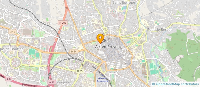 localisation de l'entreprise CENTRE DE BALNEOTHERAPIE D'AIX EN PCE à AIX-EN-PROVENCE