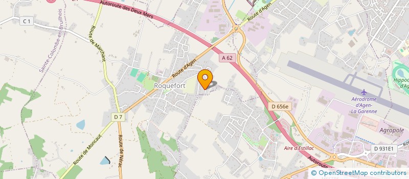 localisation de l'entreprise CENTRE DE BEAUTE MARIE-LAURE  ROQUEFORT