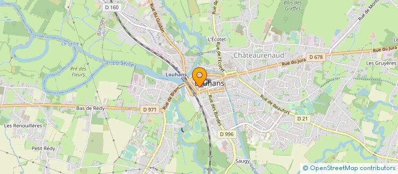 localisation de l'entreprise CENTRE DE BIEN ETRE ET D'AMINCISSEMENT DU LOUHANNAIS à LOUHANS