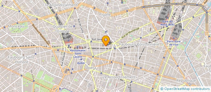 localisation de l'entreprise CENTRE DE BILAN DE SANTE ET D'ASSISTANCE LA FAYETTE / BSA-LF  PARIS