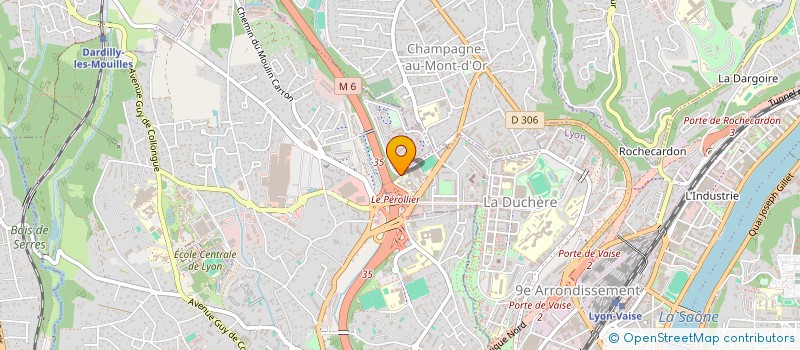 localisation de l'entreprise CENTRE DE CANCEROLOGIE MEDICALE ET D'HEMATOLOGIE DE LA SAUVEGARDE  LYON