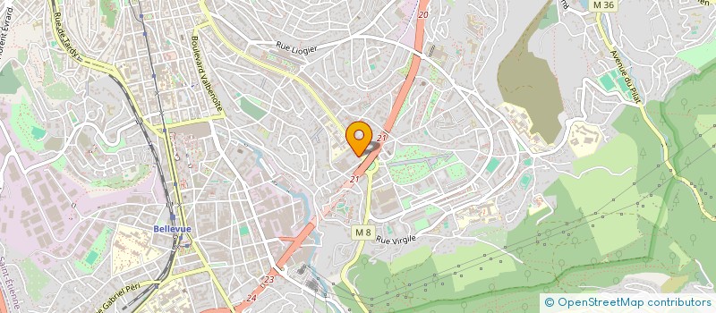 localisation de l'entreprise CENTRE DE CHIRURGIE ESTHETIQUE DU ROND-POINT  SAINT-ETIENNE