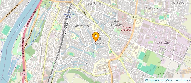 localisation de l'entreprise CENTRE DE CONDUITE TEGHUNIAN  VALENCE