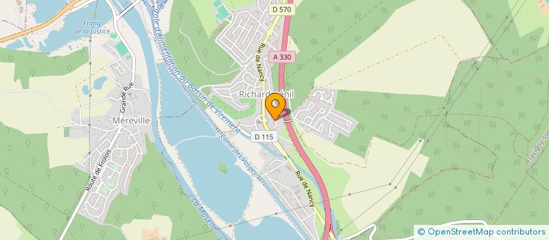 localisation de l'entreprise CENTRE DE CONSEIL EN CONSTRUCTION  RICHARDMENIL