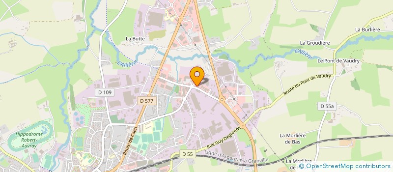 localisation de l'entreprise CENTRE DE CONTROLE AGREE à VIRE-NORMANDIE