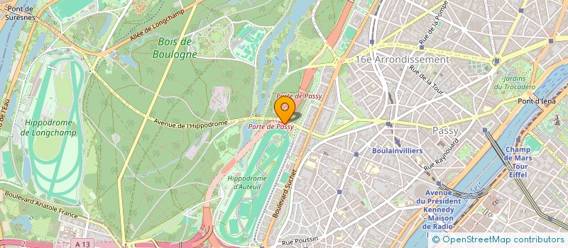 localisation de l'entreprise CENTRE DE CONTROLE AUTOMOBILE à PARIS