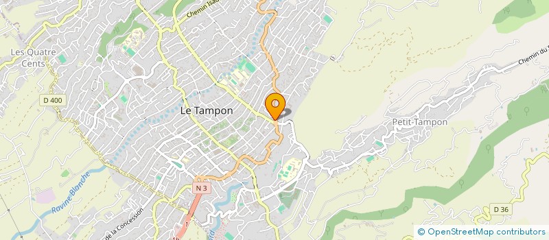 localisation de l'entreprise CENTRE DE CONTROLE DU TAMPON à LE TAMPON