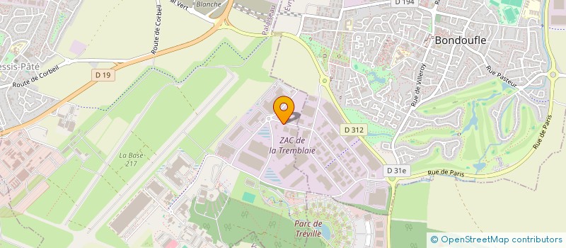 localisation de l'entreprise CENTRE DE CONTROLE POIDS LOURD DU PLESSIS  LE PLESSIS-PATE