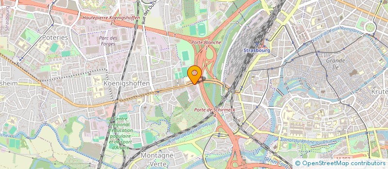 localisation de l'entreprise CENTRE DE CONTROLE TECHNIQUE AUTOMOBILES OUEST à STRASBOURG