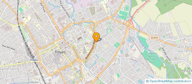 localisation de l'entreprise CENTRE DE CONTROLE TECHNIQUE DES CHARMILLES à TROYES