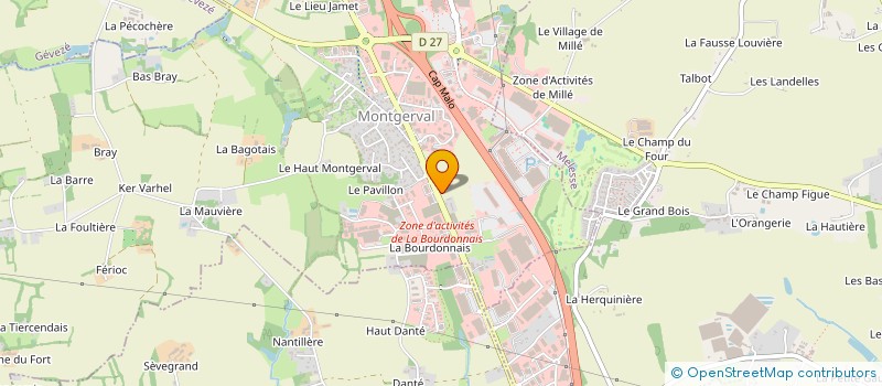 localisation de l'entreprise CENTRE DE CONTROLE TECHNIQUE DU VAL DE L'ILLE  LA MEZIERE