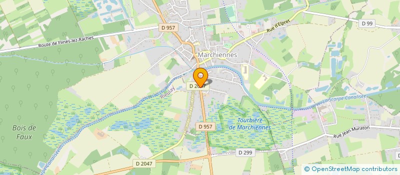 localisation de l'entreprise CENTRE DE CONTROLE TECHNIQUE MARCHIENNOIS à MARCHIENNES