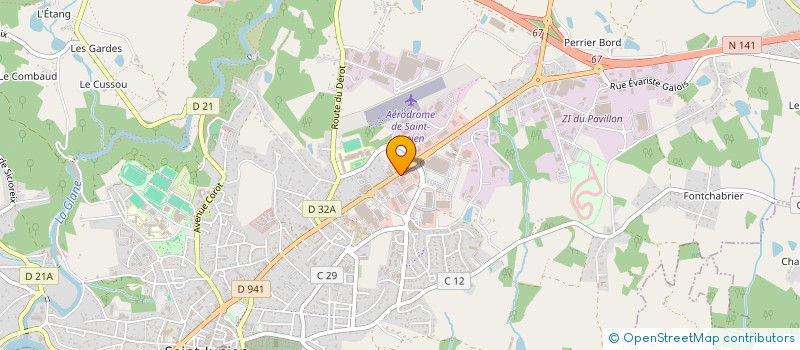 localisation de l'entreprise CENTRE DE CONTROLE TECHNIQUE ST JUNIEN à SAINT-JUNIEN