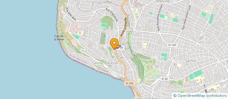 localisation de l'entreprise CENTRE DE CONVALESCENCE DE LA ROSERAIE à SAINTE-ADRESSE