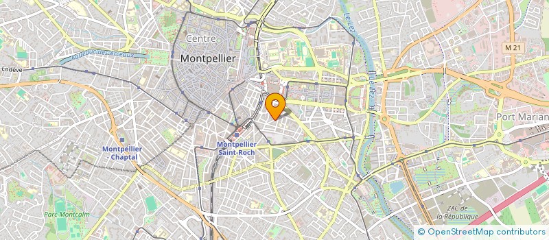 localisation de l'entreprise CENTRE DE CREATION ET DE DIFFUSION MUSICALE A MONTPELLIER à MONTPELLIER