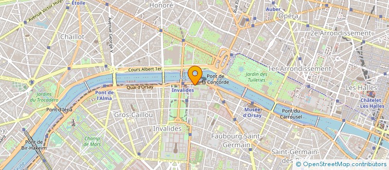 localisation de l'entreprise CENTRE DE CRISE ET DE SOUTIEN  PARIS