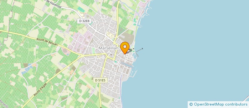 localisation de l'entreprise CENTRE DE CULTURE ET DE PSYCHOLOGIE MARSEILLAN à MARSEILLAN