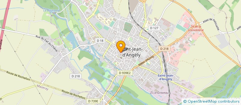 localisation de l'entreprise CENTRE DE CULTURE EUROPEENNE  ROCHEFORT