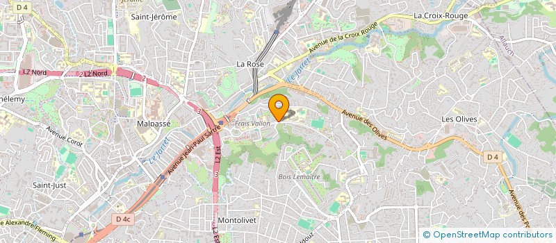 localisation de l'entreprise CENTRE DE CULTURE OUVRIERE à MARSEILLE
