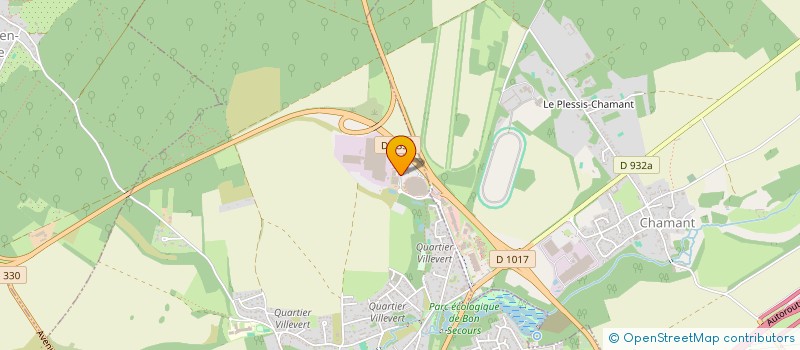 localisation de l'entreprise CENTRE DE DANSE BLANQUER à SENLIS