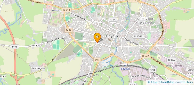 localisation de l'entreprise CENTRE DE DANSE ET YOGA DE BAYEUX à BAYEUX
