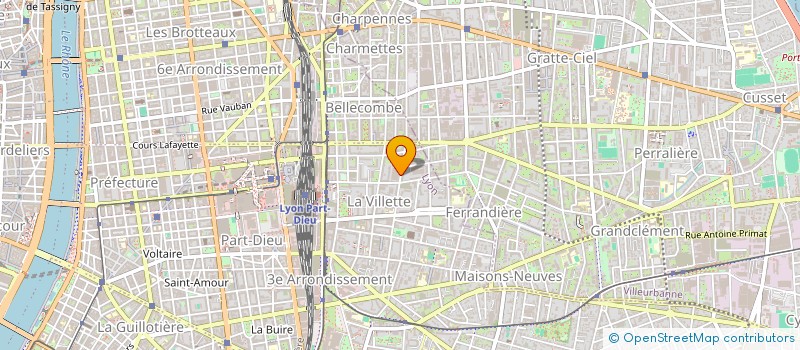 localisation de l'entreprise CENTRE DE DANSE SUR GLACE  LYON