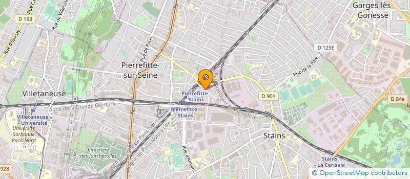 localisation de l'entreprise CENTRE DE DECHETS INDUSTRIELS FRANCILIEN -CDIF à NANTERRE