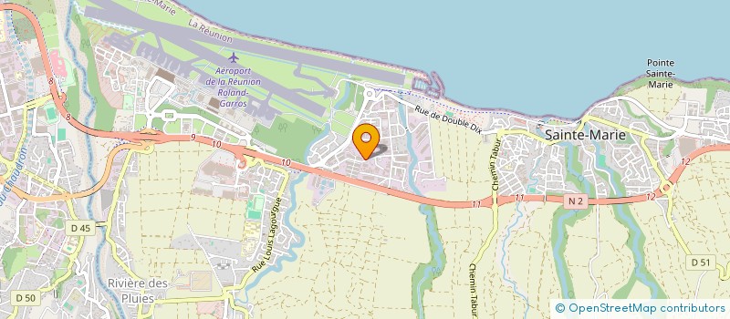 localisation de l'entreprise CENTRE DE DECONSTRUCTION AUTOMOBILE AH-KANE  SAINTE-MARIE