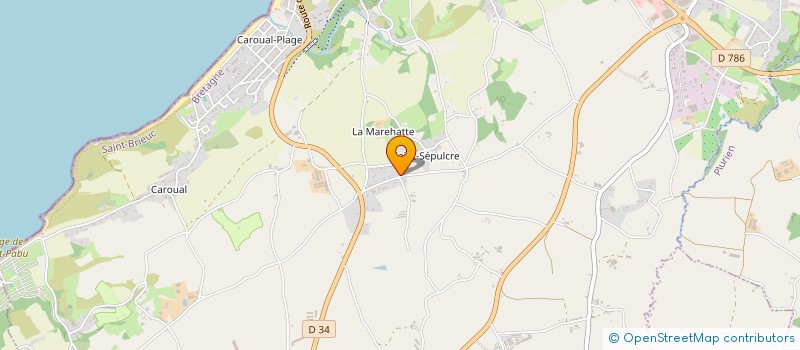 localisation de l'entreprise CENTRE DE DECOUVERTURE SPORTIVE à ERQUY