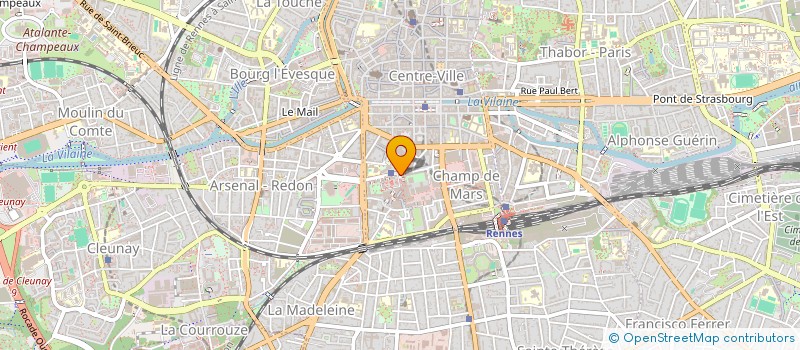 localisation de l'entreprise CENTRE DE DEPANNAGE ELECTRONIQUE  RENNES