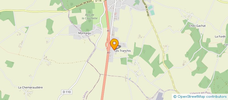 localisation de l'entreprise CENTRE DE DEPOLLUTION ET DE DECONSTRUCTION AUTOMOBILES SA  VALENCE-EN-POITOU