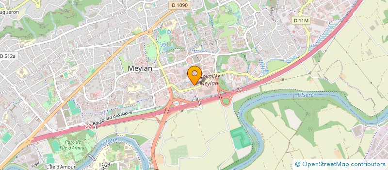 localisation de l'entreprise CENTRE DE DERMATOLOGIE DE MEYLAN  MEYLAN