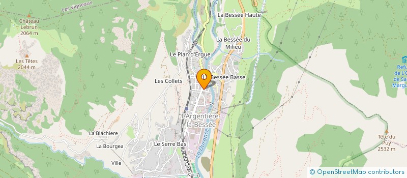 localisation de l'entreprise CENTRE DE DEVELOP ECONOM ET SOCIAL à L'ARGENTIERE-LA-BESSEE