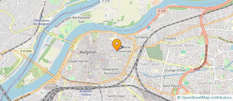 localisation de l'entreprise CENTRE DE DEVELOPPEMENT CHOREGRAPHIQUE NATIONAL - LES HIVERNALES à AVIGNON