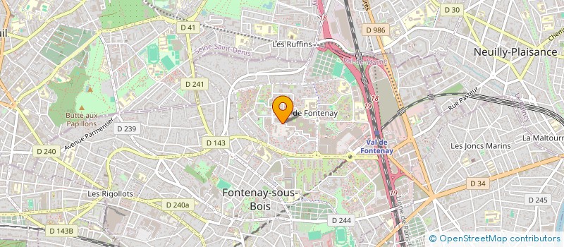 localisation de l'entreprise CENTRE DE DOCUMENTATION PEDAGOGIQUE DE LA 15E CIRCONSCRIPTION à FONTENAY-SOUS-BOIS