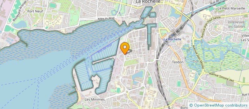 localisation de l'entreprise CENTRE DE DOCUMENTATION TECHNIQUE à LA ROCHELLE