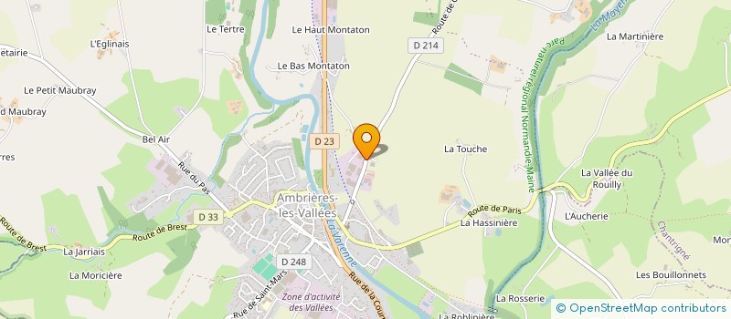 localisation de l'entreprise CENTRE DE FABRICATION ET DE TRANSFORMATION DE L ACIER à AMBRIERES-LES-VALLEES