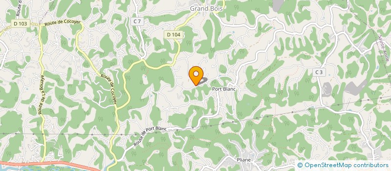 localisation de l'entreprise CENTRE DE FORMATION ANTILLES GUYANE POUR LA PREVENTION ET LA SECURITE  LE GOSIER