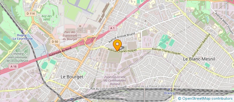 localisation de l'entreprise CENTRE DE FORMATION APPRENSUR à LE BLANC-MESNIL