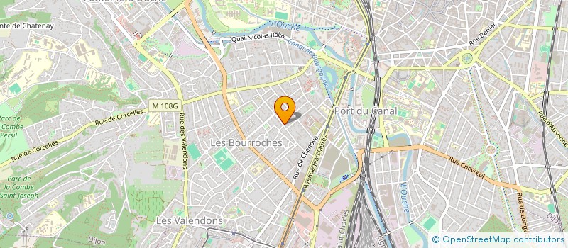 localisation de l'entreprise CENTRE DE FORMATION AU PATRIMOINE à DIJON