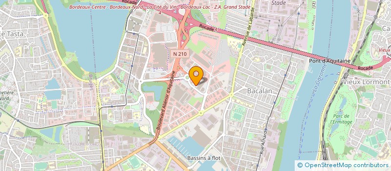 localisation de l'entreprise CENTRE DE FORMATION AU SECOURISME EN ENTREPRISE à BORDEAUX