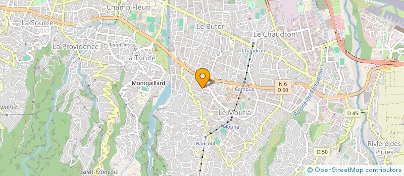 localisation de l'entreprise CENTRE DE FORMATION AUSTRAL DES METIERS à SAINT-DENIS