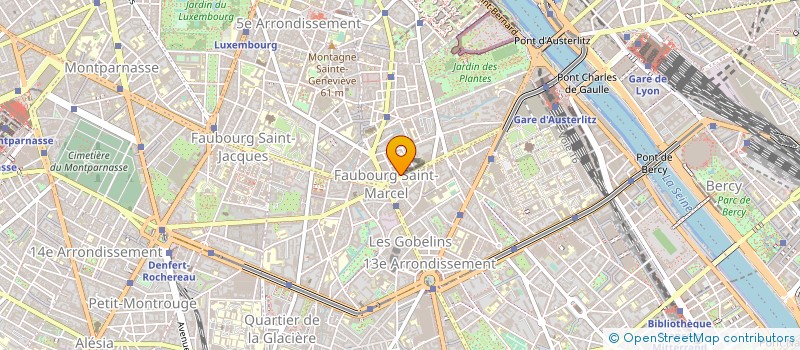 localisation de l'entreprise CENTRE DE FORMATION AUTO MOTO RIVE GAUCHE à PARIS