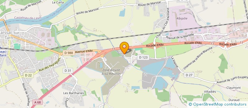 localisation de l'entreprise CENTRE DE FORMATION AUX TECHNIQUES DE L'ISOLATION - CFTI  TERSSAC